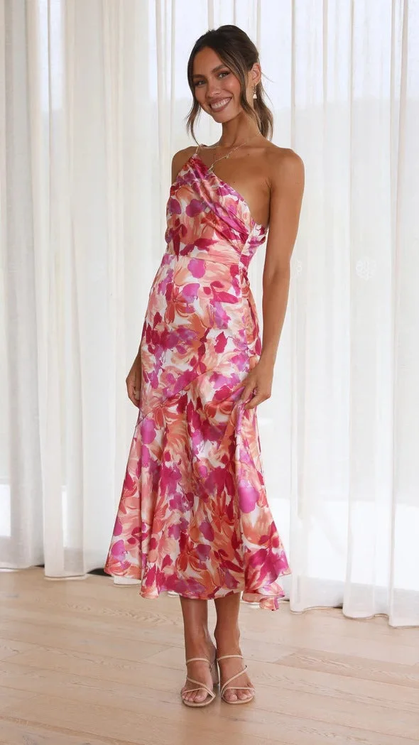 Margot | Floral One Shoulder Dress™